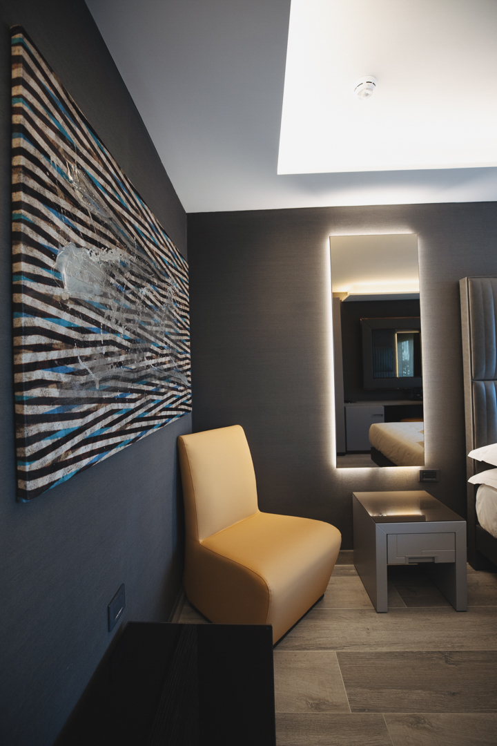 Angolo e dettagli della camera Deluxe