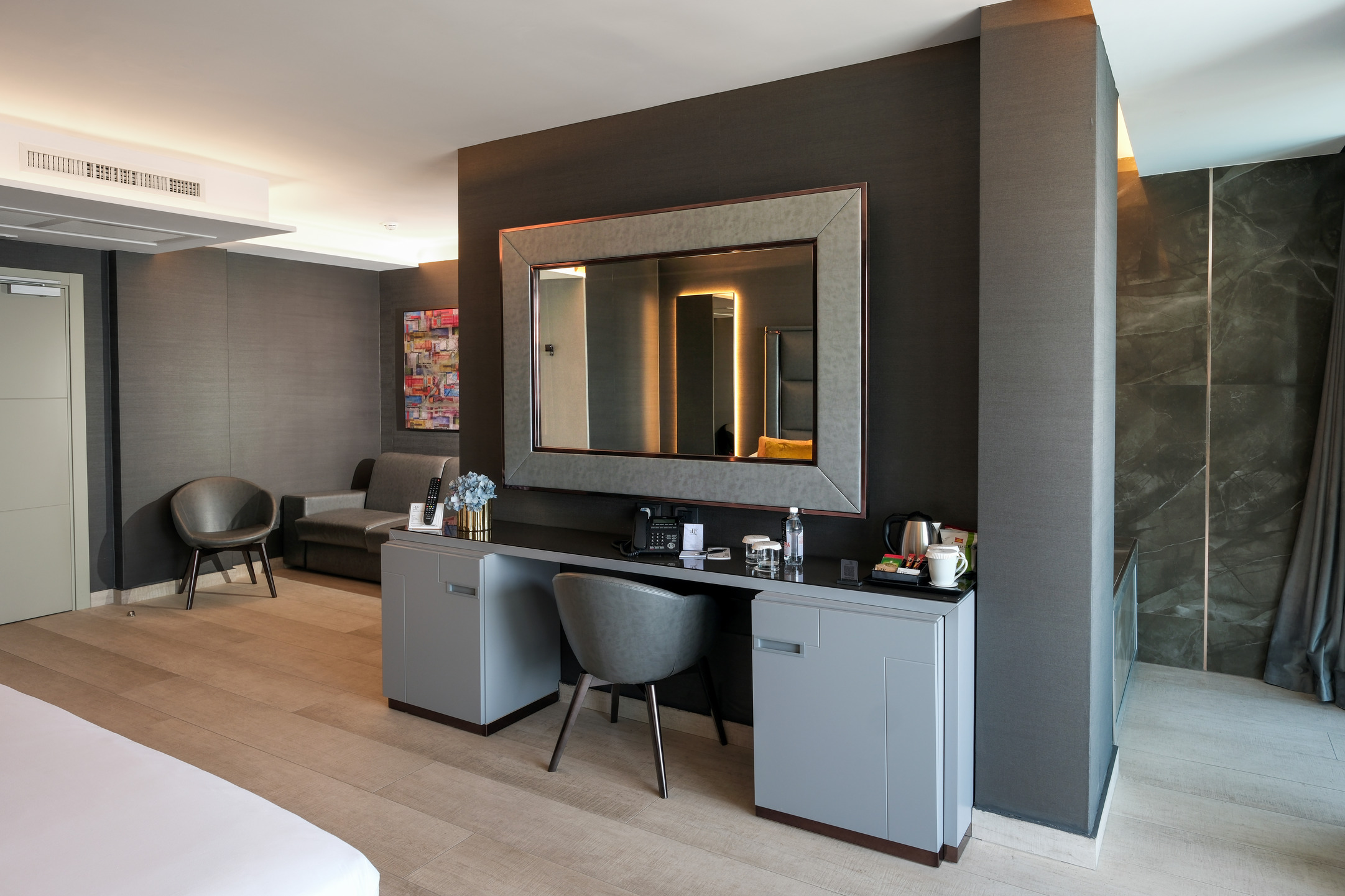 Servizi della Suite King vista mare