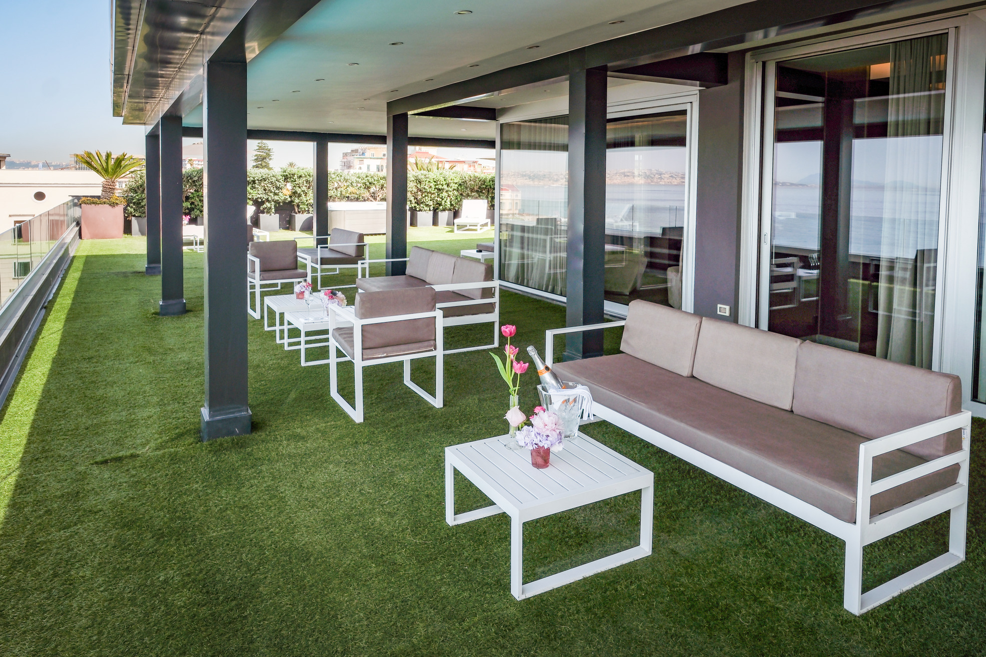 Solarium vista mare Suite Exclusive